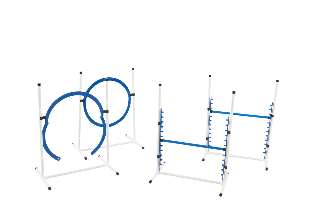 Better Sporting Dogs Adjustable Dog Agility Bar Jumps & Tire Jumps