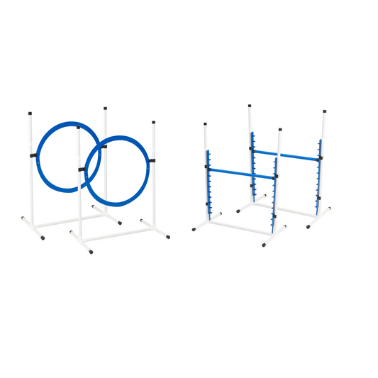 Better Sporting Dogs Adjustable Dog Agility Bar Jumps & Tire Jumps